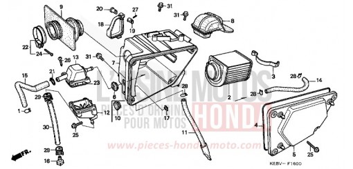 AIR CLEANER CA125X de 1999